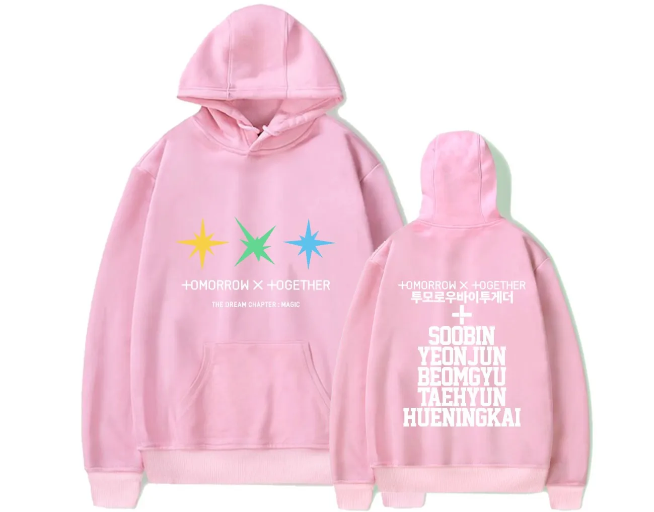 Kpop Txt альбом The Dream Chapter: MAGIC same толстовки с капюшоном харуджуку модные крутые корейские толстовки уличная верхняя одежда