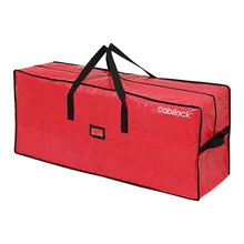 

Cabilock Christmas Tree Storage Bag Durable Waterproof Xmas Large Tree Container Reinforced Wide Handle Artificial Xmas Tree Sto
