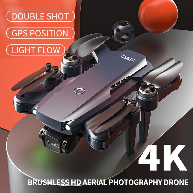 Дрон 4K Профессиональный GPS Квадрокоптер Дроны с камерой HD обход бесщеточный