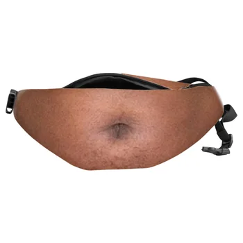 

New Arrival Dad Bag Dad Bod Waist Bags Universal Flesh Colored Beer Fat Belly Fanny Pack Fun