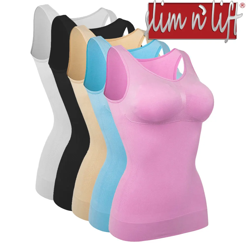 5 упаковок Genie Cami Shaper Бесшовные бюстгальтеры в оригинальной упаковке от Slim N Lift |