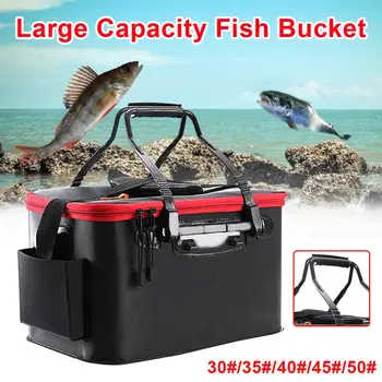 HOT SALE ❤️ Multifunctional Fishing Bag Fishing Bucket Tool Bag Live Fish Portable EVA Foldable Fishing Box Storage Bag For Fishing - discount item 13% OFF Sports & Entertainment