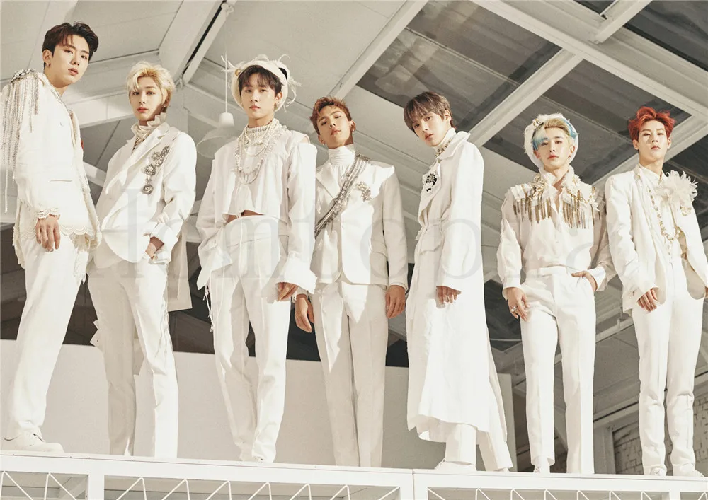 Monsta X Kpop плакаты Высокое разрешение украшения дома глянцевая бумага печатает домашний арт бренд