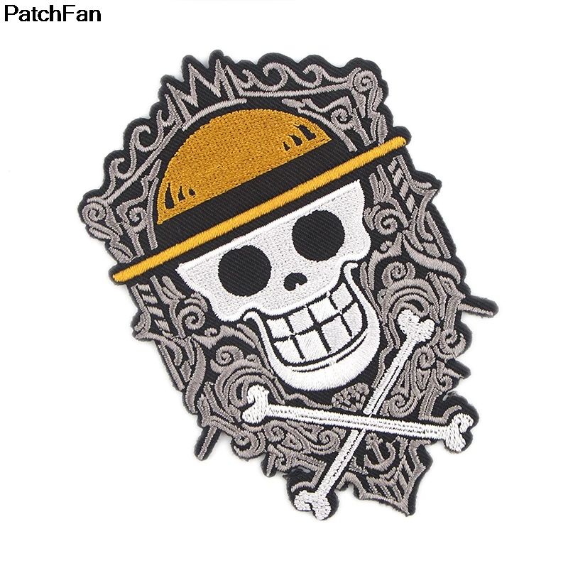 20 шт./лот Patchfan одна деталь аниме аппликация нашивки железа на рубашке одежда вышитые наклейки одежда с героями мультфильмов платье значок A2660