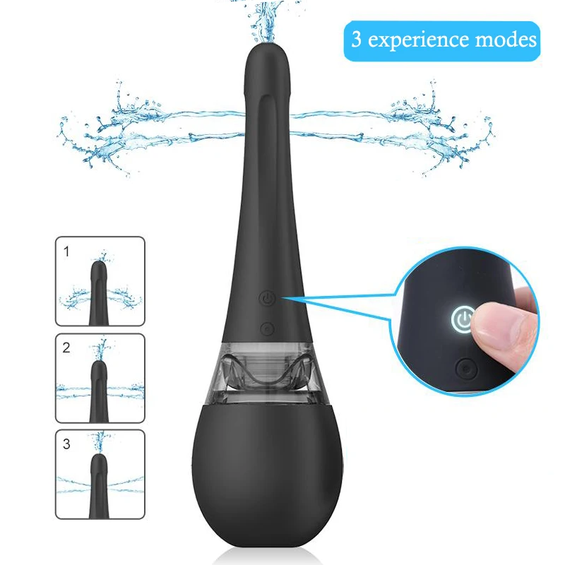 New Fully Automatic Vagina Anal Cleaner Dildo Sex Toy For Women Men Butt Plug Prostate Massage Rectal Enema Irrigation Clean Toy New Fully Automatic Vagina Anal Cleaner Dildo Sex Toy For Women Men Butt Plug Prostate Massage Rectal Enema Irrigation Clean Toy