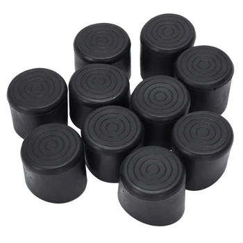 

Rubber Flexible Round End Cap 38MM Foot Cover 10 Pcs Black