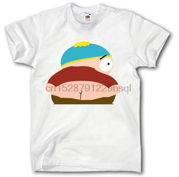 Harajuku уличная Рубашка мужская футболка S Xxxl Eric Cartman забавная мультяшная Kiss My Ass |