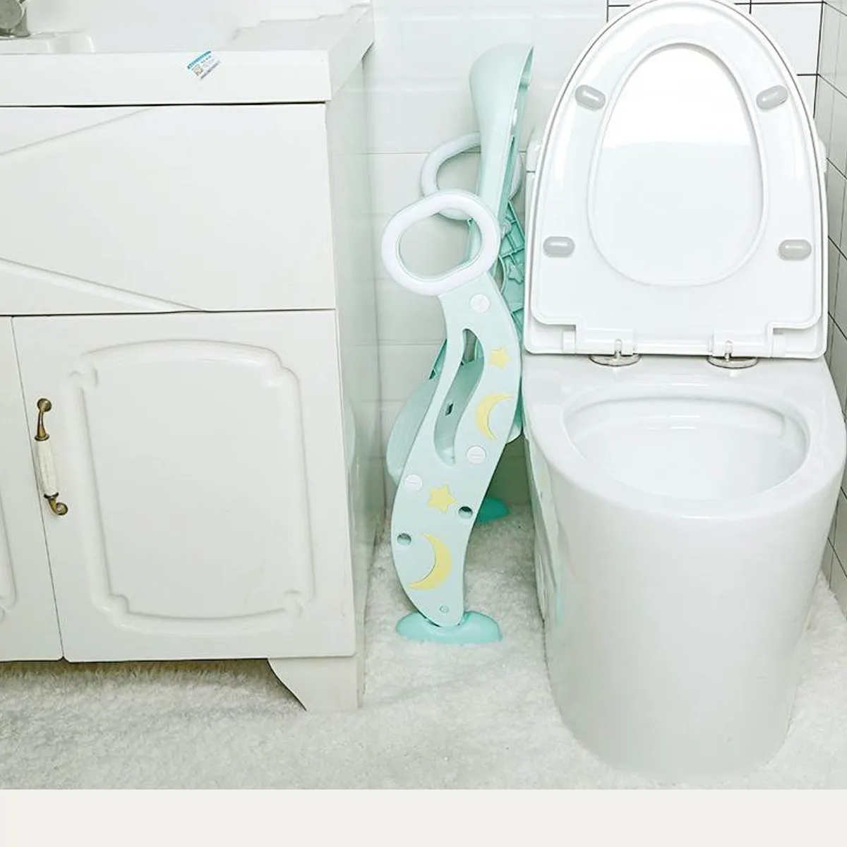 Folding Baby Potty Infant Kids Toilet Training Seat with Adjustable Ladder Portable Urinal Potty Toilet Seat for Kids