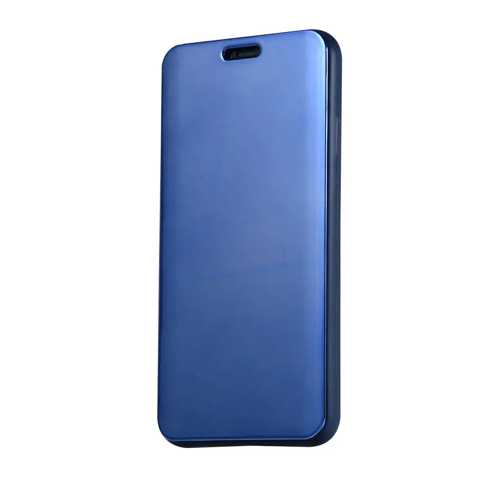 Покрытие зеркальный Роскошный чехол-книжка для huawei P20 P30 Lite mate 10 20 Pro Honor 10 Lite P Smart чехол из крокодиловой кожи - Цвет: Blue