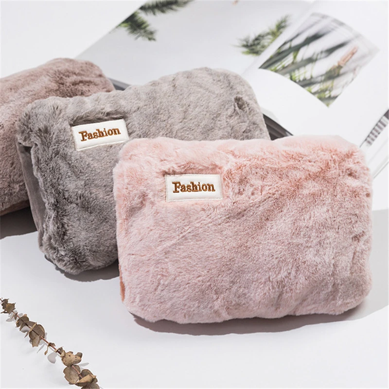 

Hot Water Bottle Electric Charging Heating Flannel Hand Warmer Hot Water Bag Portable Hand Inserted With Detachable Cover ZK94