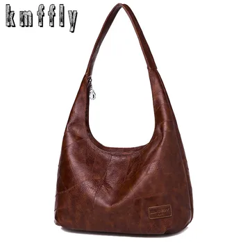 

Vintage womens shoulder bags luxury handbags women bags designer soft leather high capacity crossbody bags for women 2019 Sac
