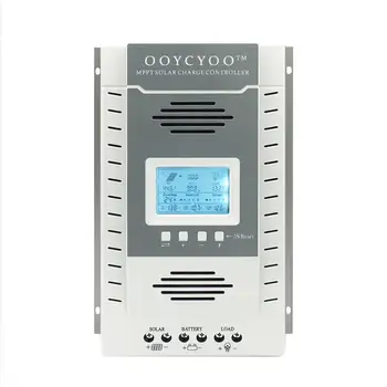 

OOYCYOMPPT 100A 80A 60A 40A 30A Solar Charge and Discharge Controller 12V 24V Auto for Max PV 100VDC Lead Acid Lithium Battery