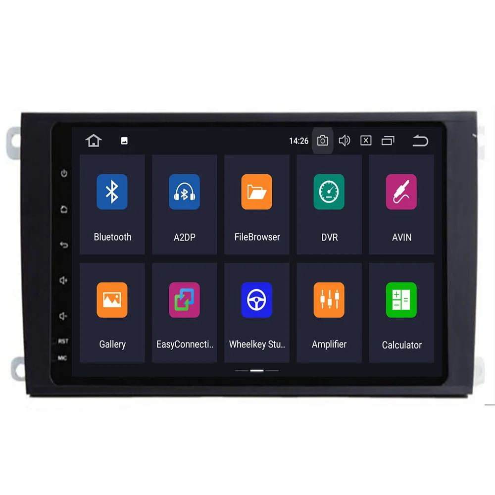 Perfect HD Octa Core 9" full touch screen Android 9.0 4G RAM Car DVD Radio audio for Porsche Cayenne 2003-2010 car gps navigation 1