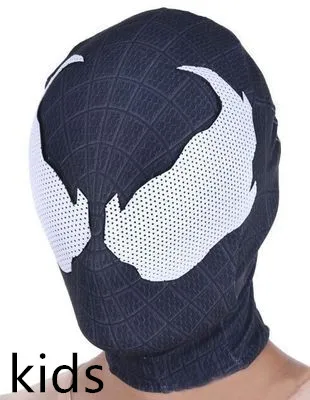 Латексная Маска Venom с длинным языком, латексная маска Venom, Шапка-бини, латексные маски Venom, шлем, Вечерние Маски на Хэллоуин - Цвет: Nylon masks kids