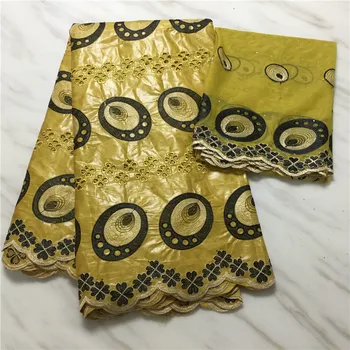 

2019 Beatiful African Bazin Laces Fabrics High Quality Nigerian Lace Fabrics Garment French Lace Fabric With Party Dress FP1122