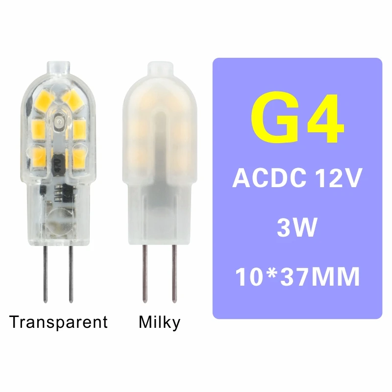 G4 3W AC DC12V G4 G9 светодиодный светильник 3 Вт 5 Вт Мини светодиодный светильник SMD2835 AC 220 В DC 12 В прожектор люстра высокое качество освещение заменить галогенные лампы - Испускаемый цвет: G4 3W AC DC12V