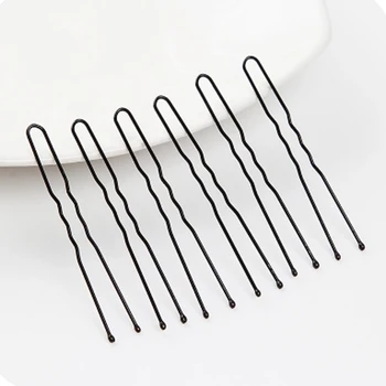 

New Arrival Beauty Hair Pins one Bag Thin U Shape Hair Bobby Pin Black Metal Clips Health Hair Care Styling Tools
