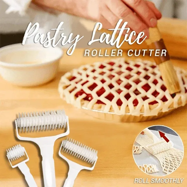  SoLLek Clearance Pastry Dough Lattice Cutter - DIY