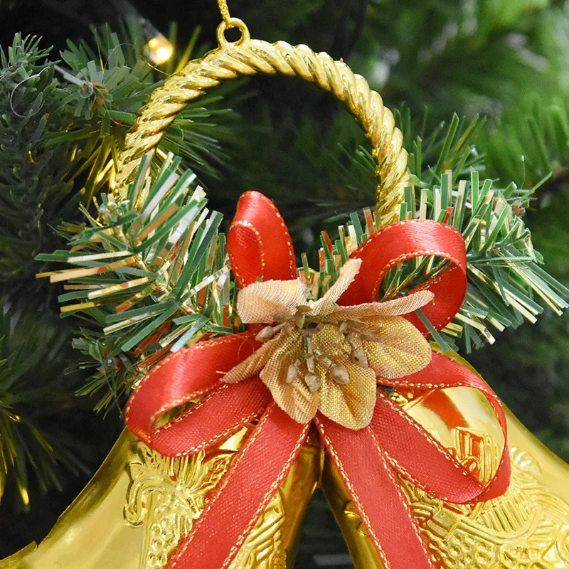 15cm Christmas bell clock Christmas tree ornaments Christmas decorations Christmas home decoration / 25g
