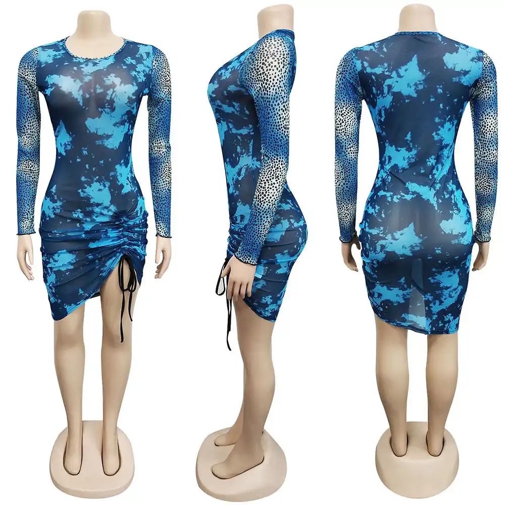 curve leopard print dress