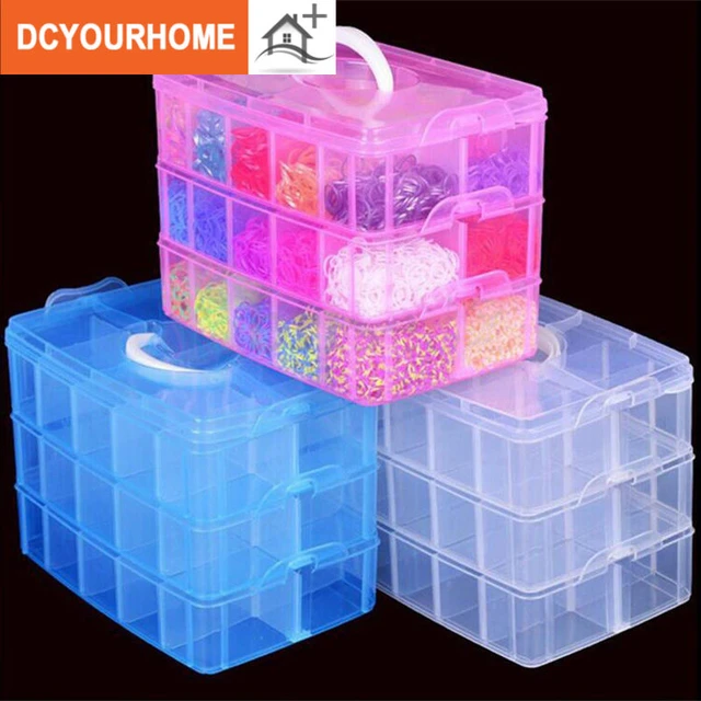 64/42 Grids 5D DIY Diamond Painting Drill Box Jewelry Box Rhinestone  Embroidery Crystal Bead Organizer Storage Case Container