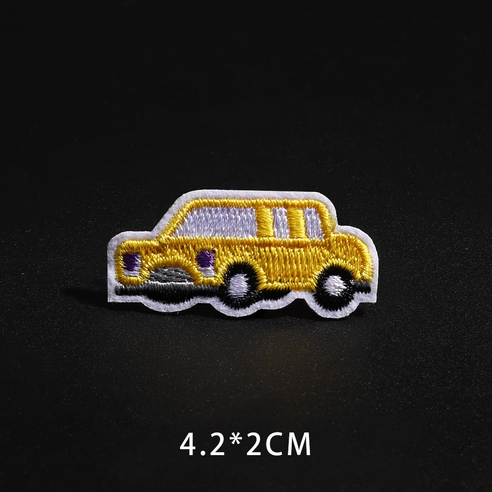Мини-нашивки CarTruck для аппликация на одежду Одежда Железный на патч куртка вышитая наклейка для транспорта шитья мотоцикла автобуса Декор - Цвет: N3-BT4429