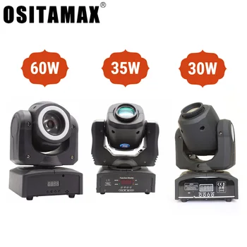 

Lyre LED Stage Light LED Beam Moving Head Light 60W Mini DJ Disco Lighting RGBW 4IN1 Stage Equipment Home Party Moving Head 60w