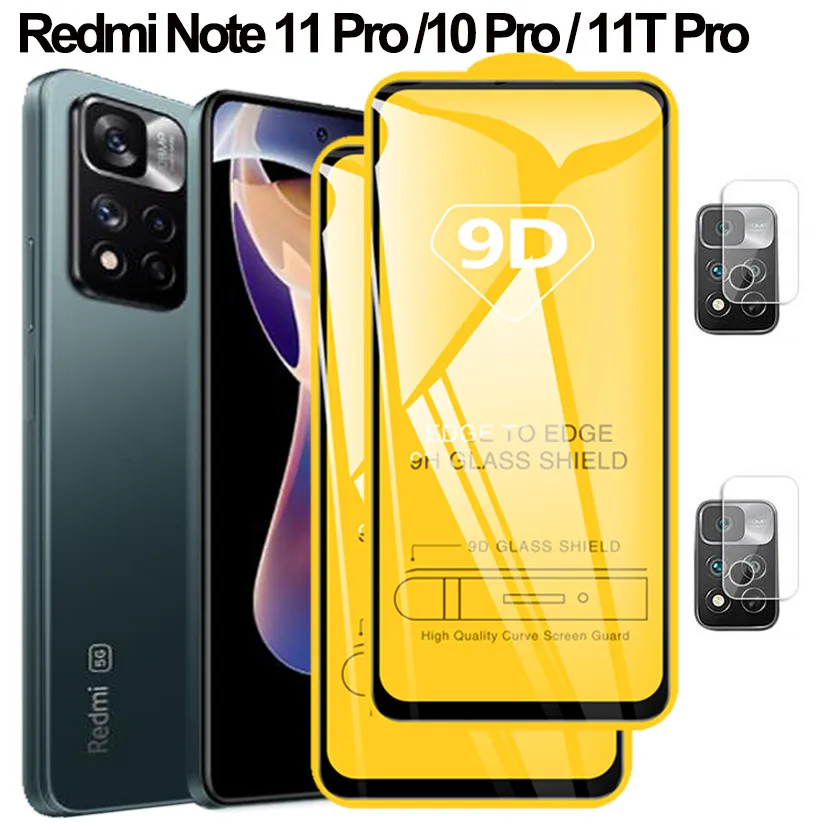 

Redmi Note 11 Pro Tempered Glass Redmi Note10 pro Glass+Lens Note 10 S Screen Protector For Xiaomi 11T Pro Mi 10T Lite Glass