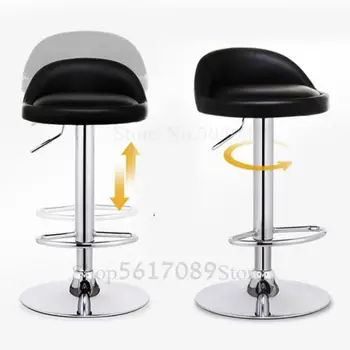 

Bar chair lift high stool modern minimalist bar stool home bar chair front cashier stool creative bar chair