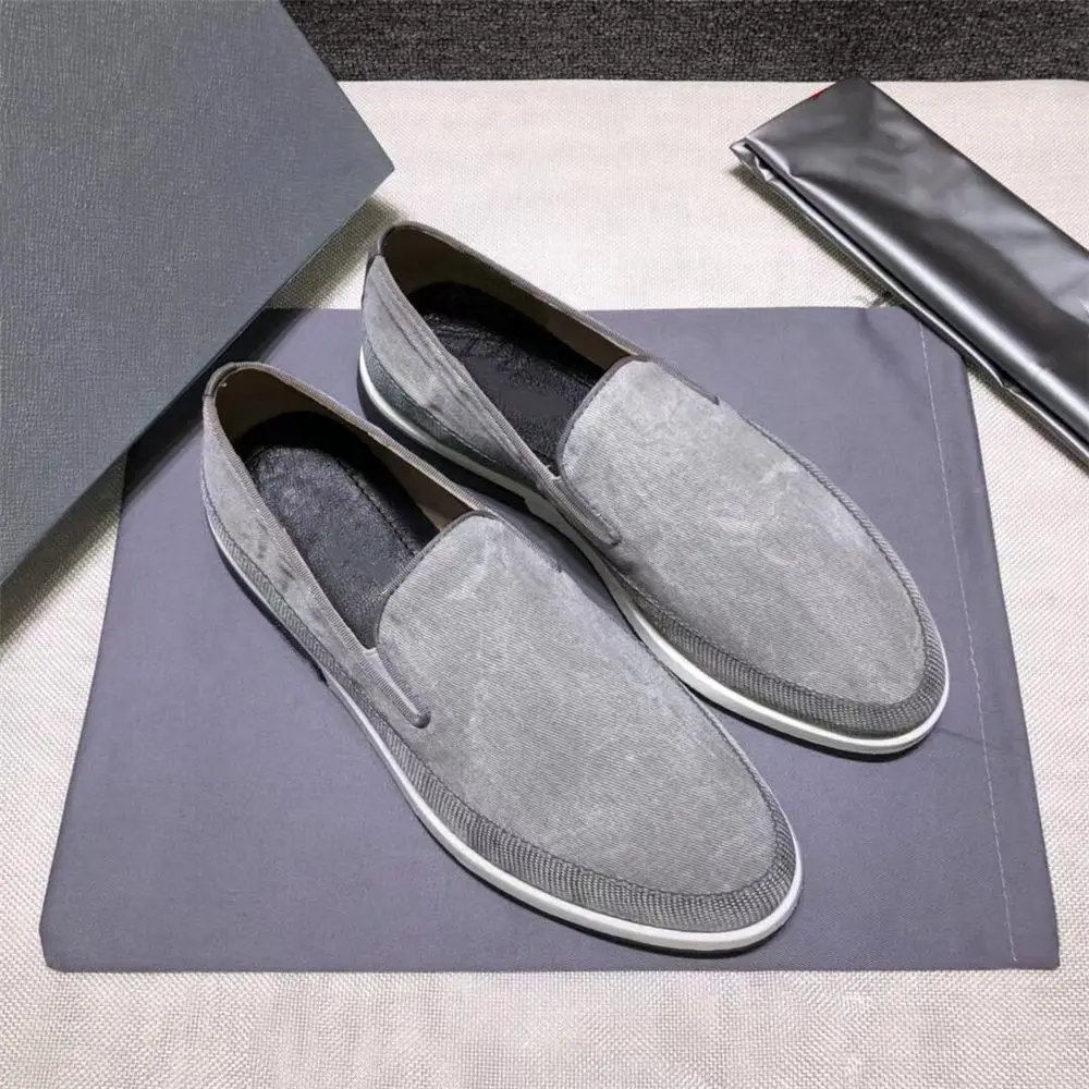 Grey Lyeejion/Мужская обувь; Лидер продаж; лоферы из ткани; брендовые дизайнерские модельные туфли; Лидер продаж; официальная обувь для мужчин; Повседневная Деловая обувь - Цвет: Grey