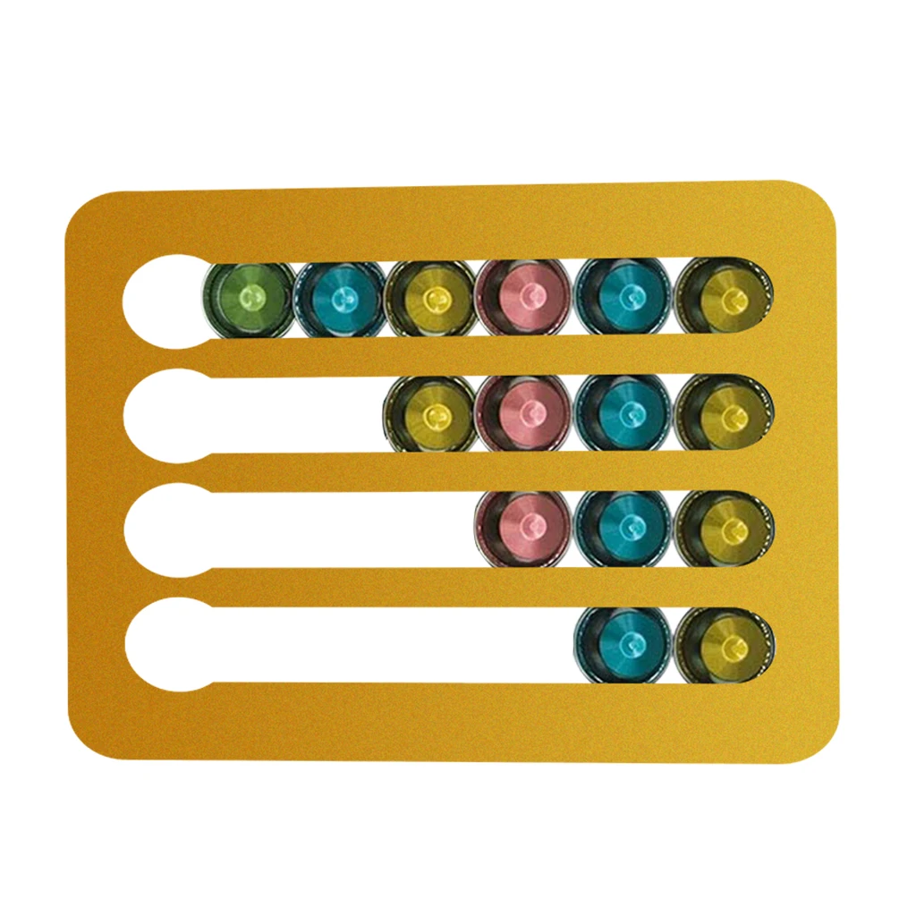 Modern Rotary Coffee Holder Coffee Pod Capsule Storage Shelves Tray