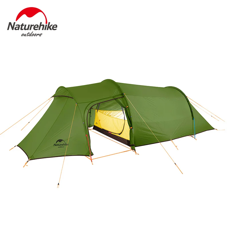 Naturehike Ultralight 2-3 Person Tent Outdoor Camping Climbing One Bedroom Detachable Tunnel 4 Seasons Wigwam | Спорт и развлечения
