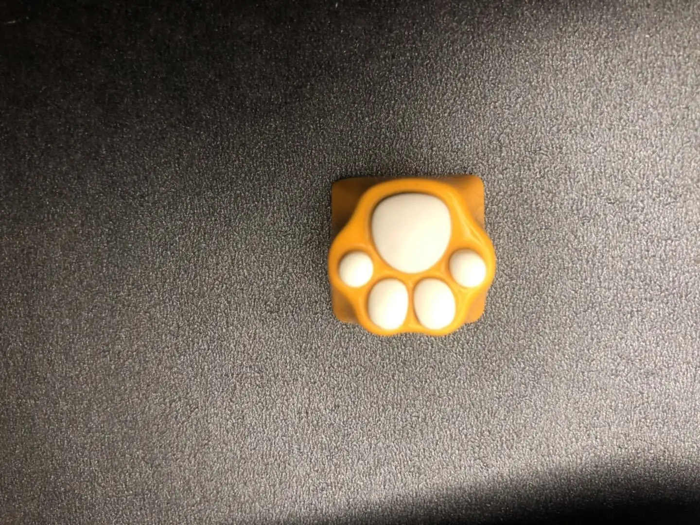 orange white 1 шт. металлический и живой мягкий клей Кошачий коготь ключ Кепка механическая клавиатура колпачка для вишни выключатель MX Gateron Outemu - Цвет: orange white