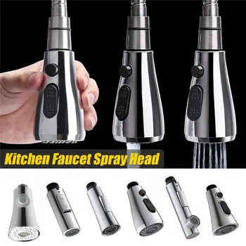 

Spray Shower Head Dual function switch Kitchen Tap Pullout Spray Shower Head Faucet Sink Bathroom Durable Shower Head U3