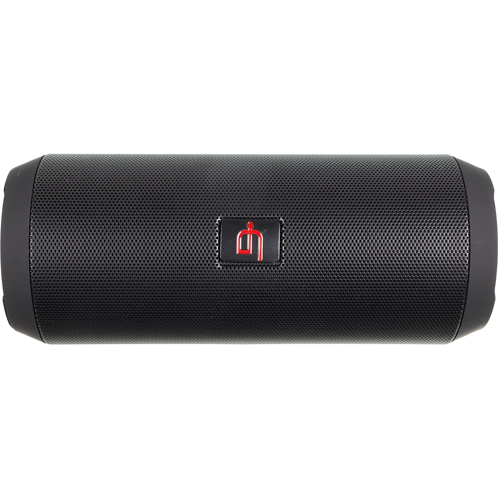 Колонка порт. Ginzzu GM-877B черный 10W 2.0 BT/3.5Jack/USB 10м 1200mAh