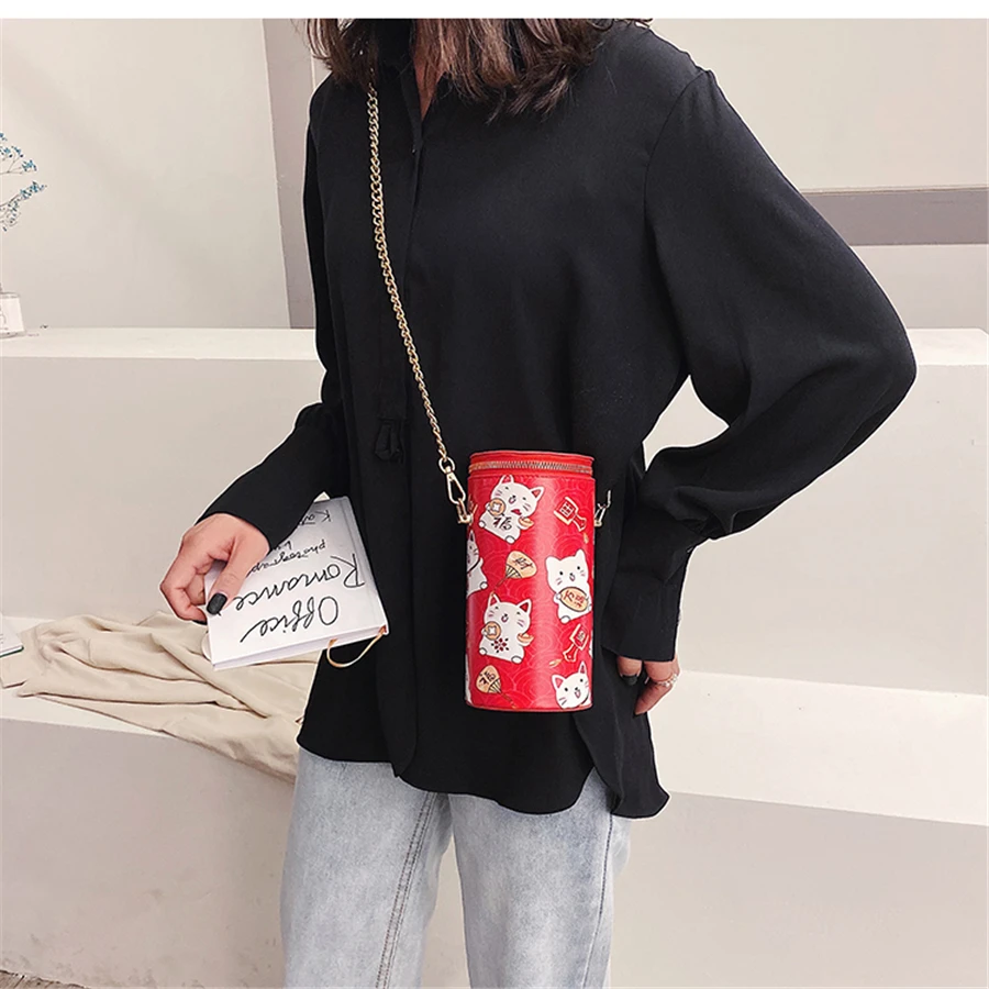 

New 2020 Lovely small bag female tide han version cross body bag girl chain western style shoulder women bag