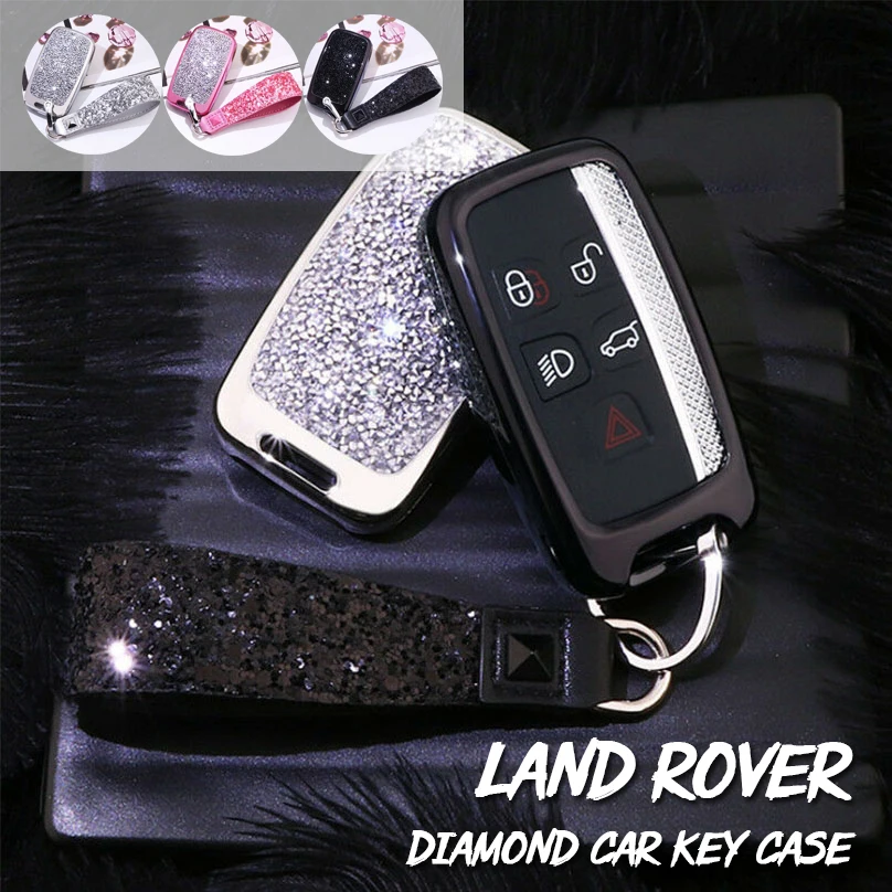 1 шт. для Land Rover Bling Diamond автомобильный Rmote входной корпус-брелок для ключей брелок чехол держатель