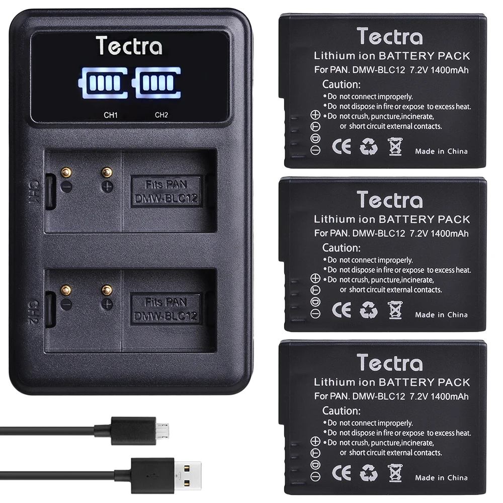 Panasonic Lumix Camera Charger Provu00e1vel DMW BLC12 BLC12