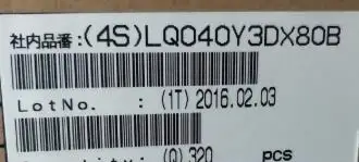 

LQ040Y3DX80B TFT-LCD 4.0 inch 480 * 800