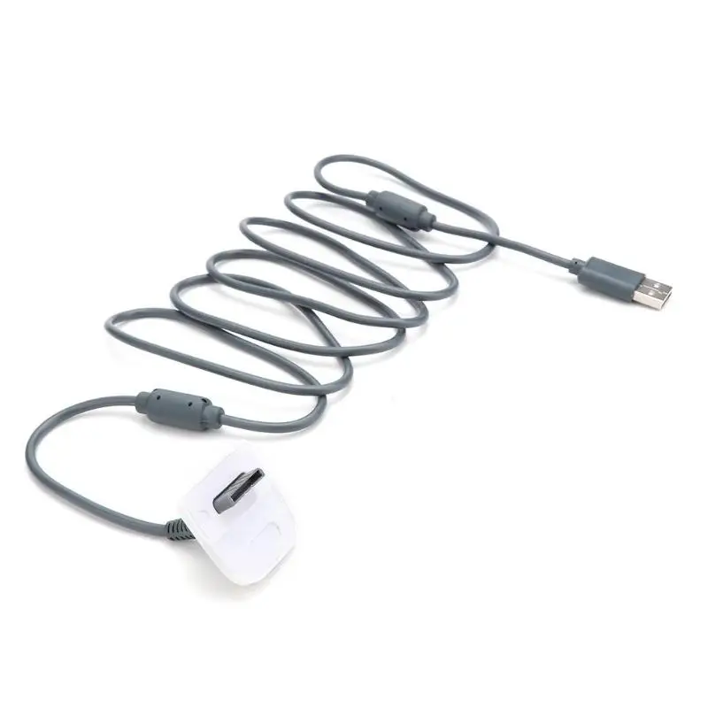 Контроллер USB кабель для зарядки ОТЛИЧНО ПВХ, мягкая и приятная на ощупь Питание шнур для xbox 360 Беспроводной джойстик