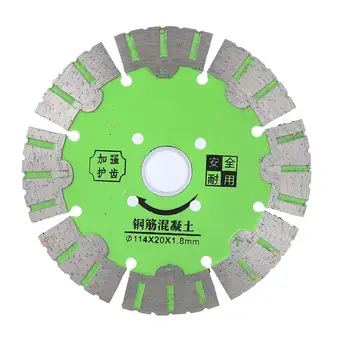 

114*20*1.8mm Circular Diamond Cutting Disc Turbo Rim Stone Turbo Cutting Protection Teeth Tool