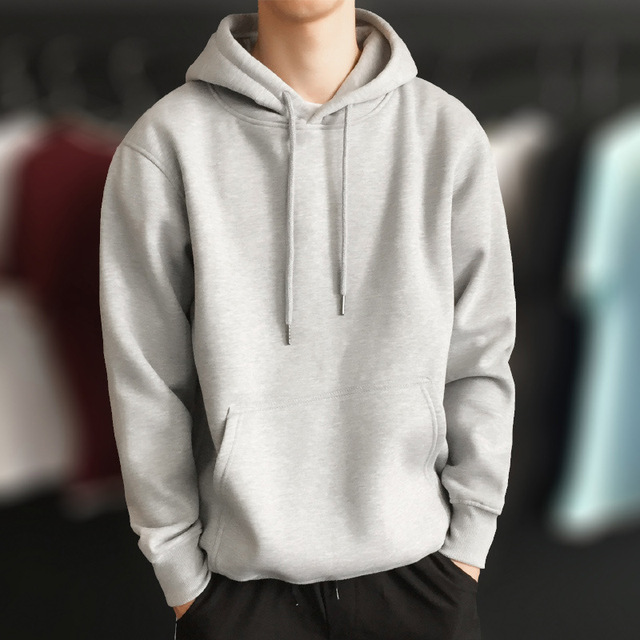hoodies hoody oversize itself plus velvet sweater men's hooded trend thickening hoodie men's jacket sports pullover students
