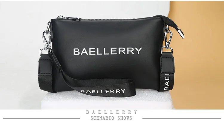 Baellerry, женский кожаный Длинный кошелек на молнии, деловой кошелек для телефона, Большая вместительная сумка-клатч для женщин