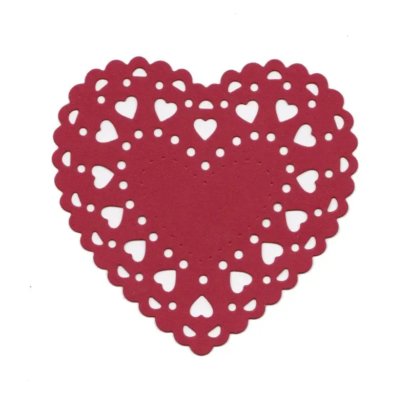 

Heart Shape Metal Cutting Dies Stencil Scrapbooking DIY Album Stamp Paper Card