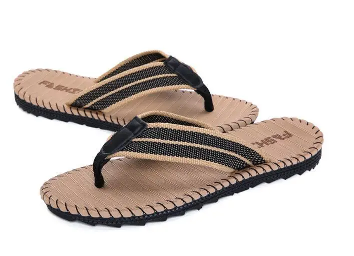 Лидер продаж модные пляжные шлепанцы Вьетнамки мужские повседневная мужская