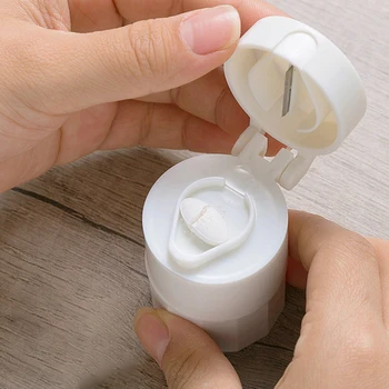 

Pill Cutter Splitter Vitamin Tablet Splitter Crusher 3 in 1 Pill Organizer Storage Box with Cutter and Water Cup for Travel