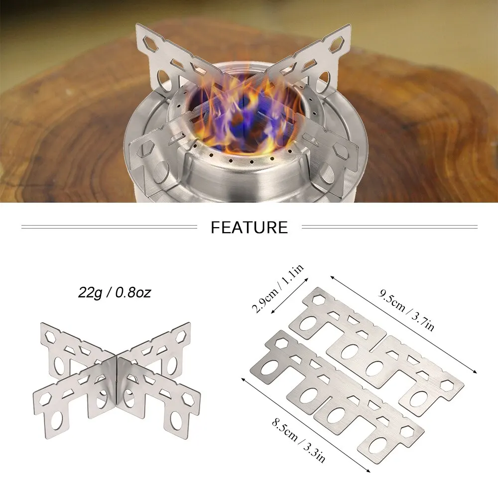 Титановая подставка для спиртовой плиты, крестовая стойка для кемпинга, подставка для плиты, подставка для кемпинга, аксессуары для плиты