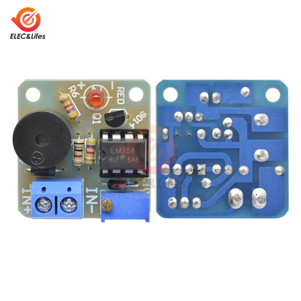 Anti over discharge low voltage protection modules Audible Alarm Buzzer 9V 12V MD 