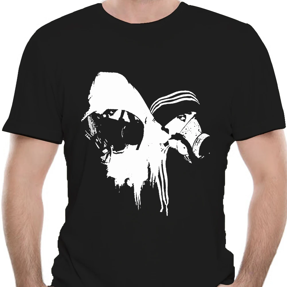 Graffiti Painters Banksy Street Urban Art Stencil Spray Can Bombers Mens T Shirt Cartoon t shirt men Unisex New Fashion tshirt | Мужская