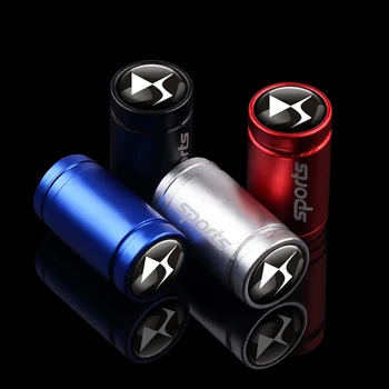 

4Pcs/Set Car Styling Tire Stem Air Valve Caps DS SPORTS logo Emblem For Citroen DS DS3 DS4 DS5 DS6 Deesse PSA Accessories